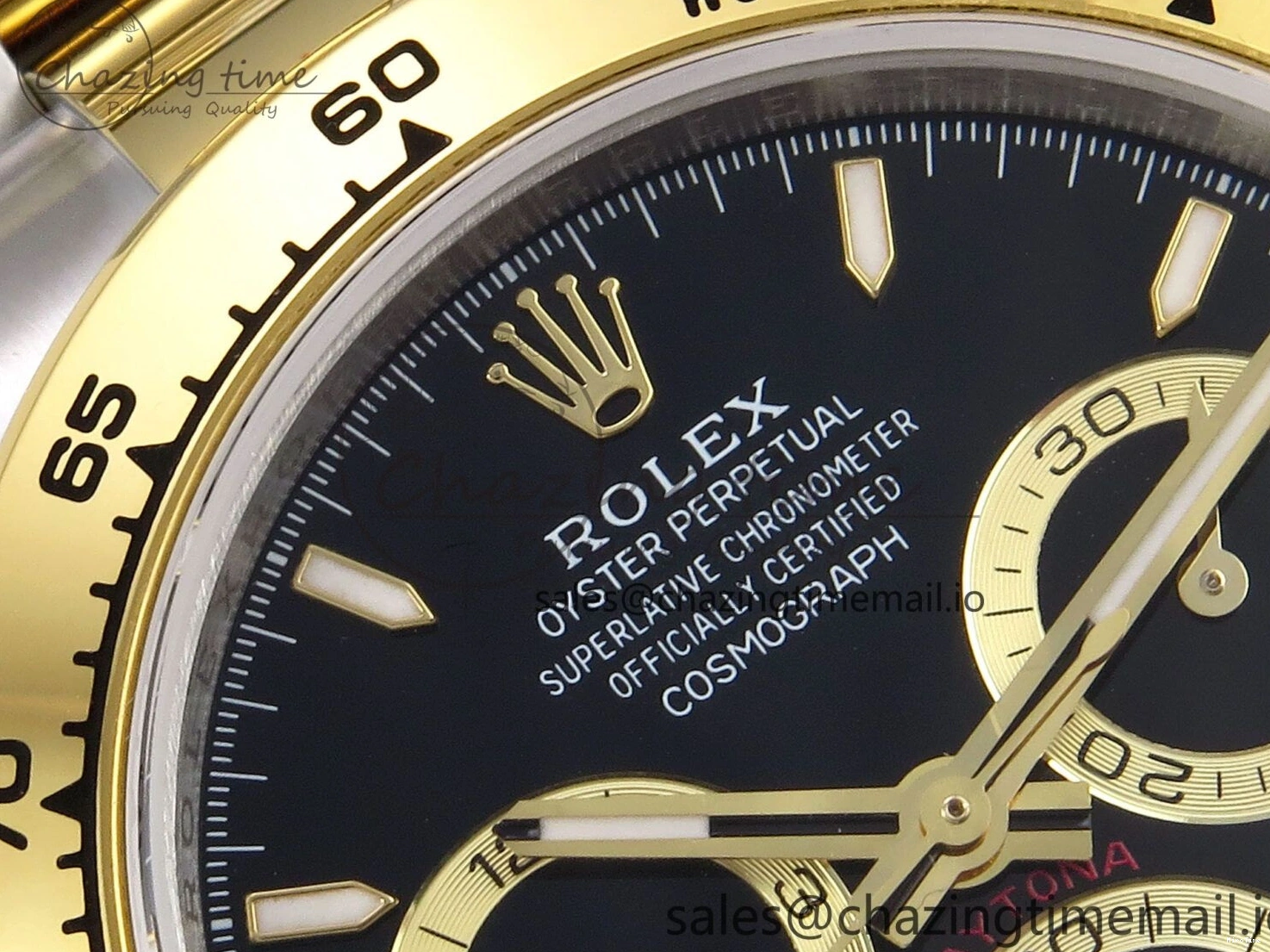 MiroTime 0126 Daytona 126503 QF 1:1 Best Edition Black Dial on SS YG Braclet SH4131 V TechFriendly 1273